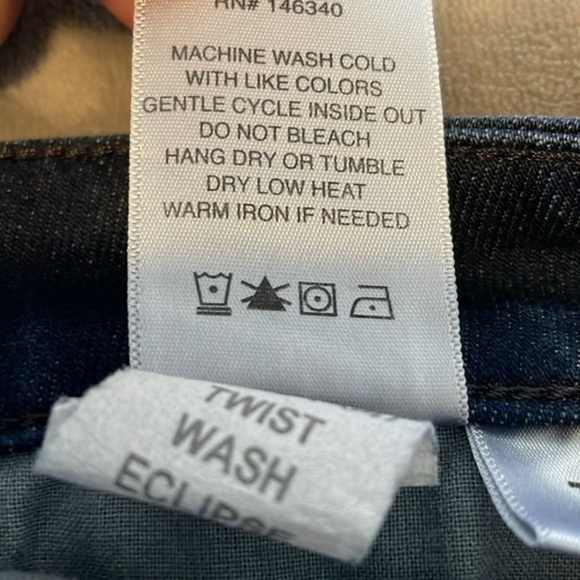 AMO Twist‎ Ankle Jeans Women’s Size 30 Slim Skinny Mid Rise Cropped Eclipse - Picture 10 of 10